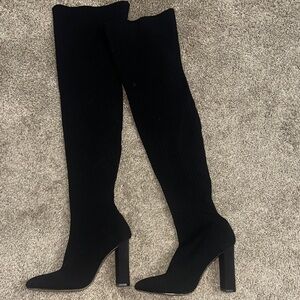 Elegant Black Over-the-Knee Boots